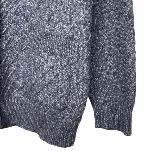 NEW YORK & COMPANY | Women's Gray Button Front Chunky Cardigan | Size M - Picture 3 of 12